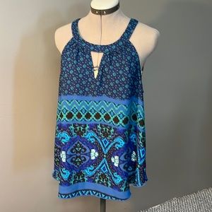 Summer top, great condition, size large, 100% polyester
